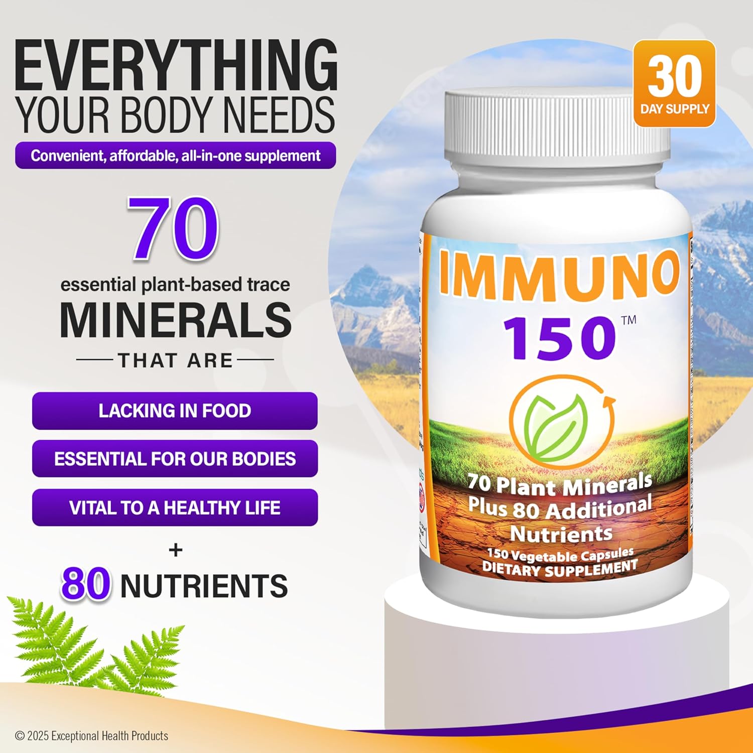 Everything your body needs with Immuno 150